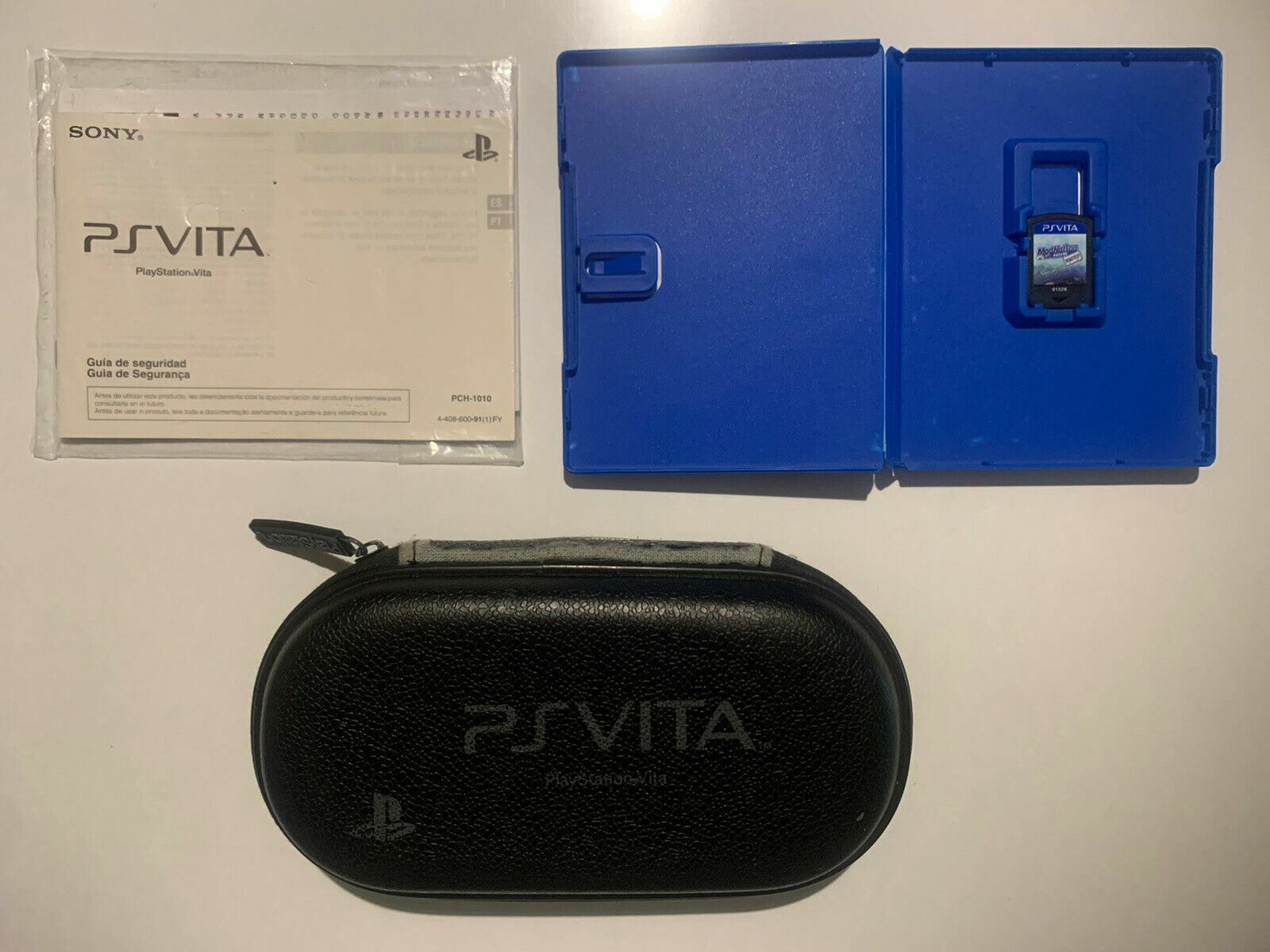 Playstation PS Vita PCH-1010 Bundle Mod Nation Racers – Complete In Box NTSC-U/C