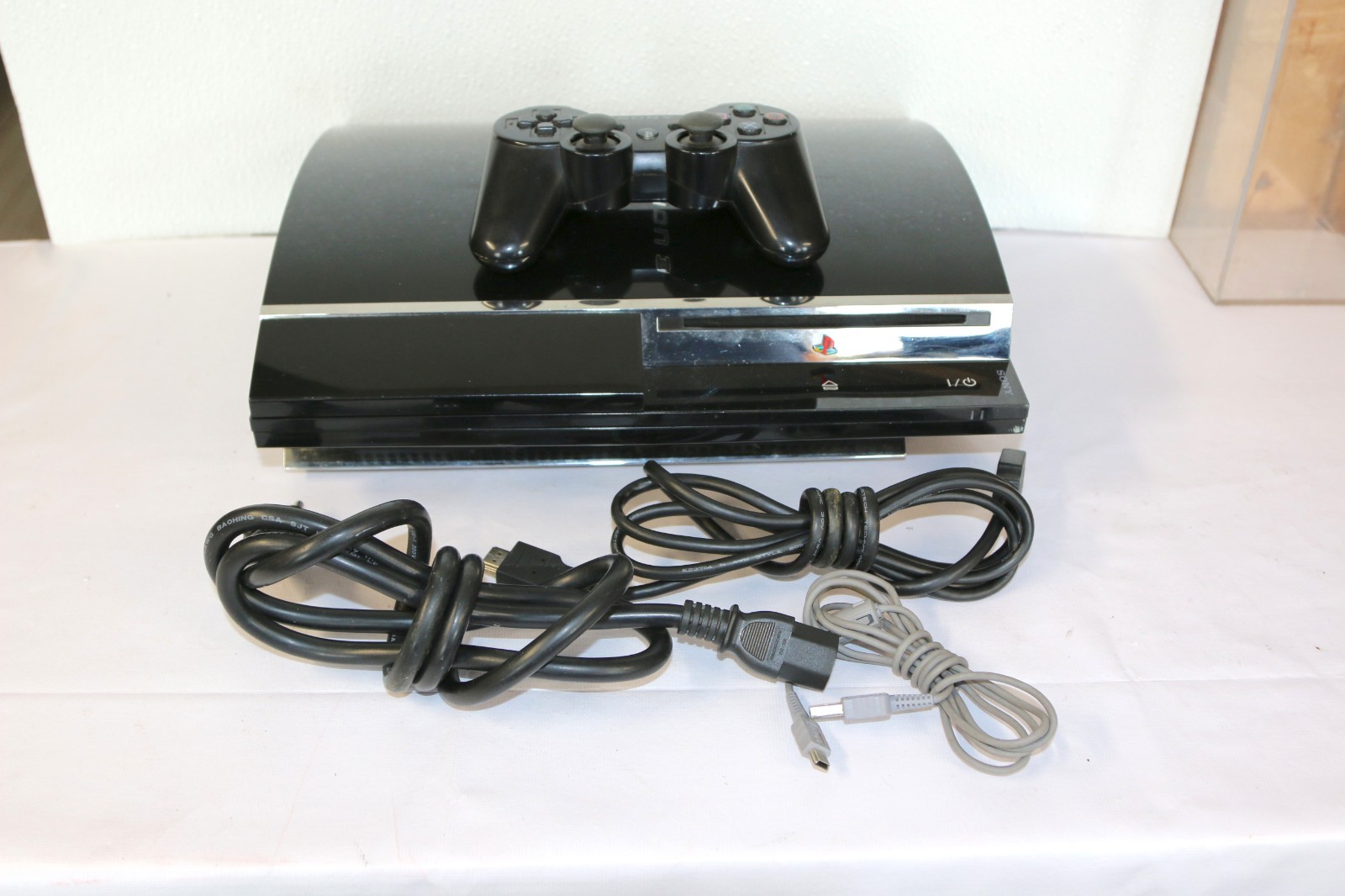 Sony PlayStation 3 60GB Black Backwards Compatible Console – CECHA01-TESTED