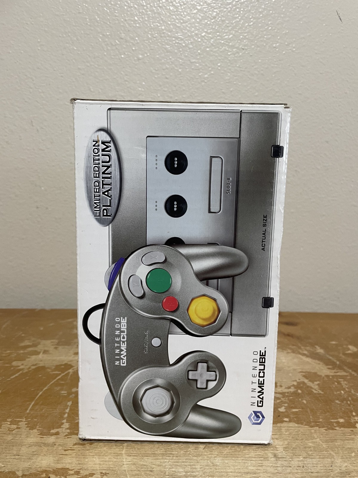Nintendo GameCube Limited Edition Platinum Silver DOL-101 Complete In Box Tested
