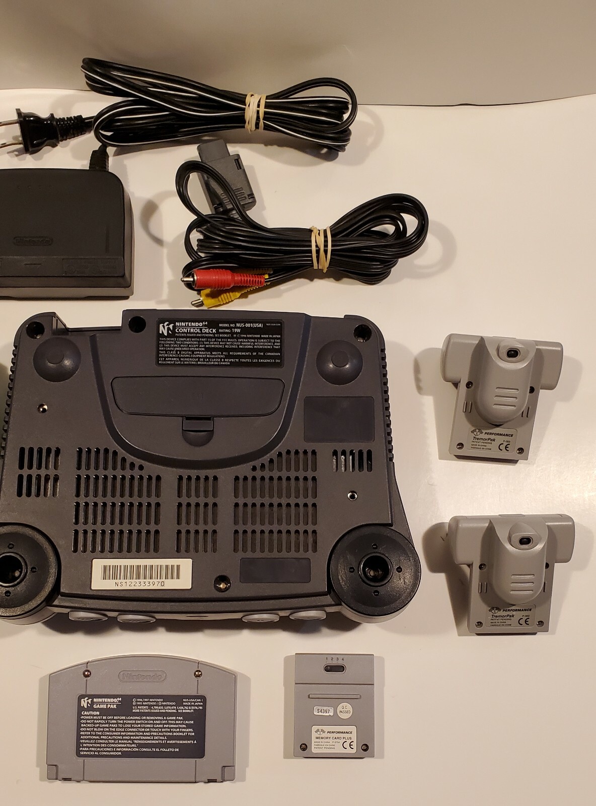 *Ultimate Bundle* Nintendo 64 Console, Expansion Pack, Game, Mem Card, Rumble!