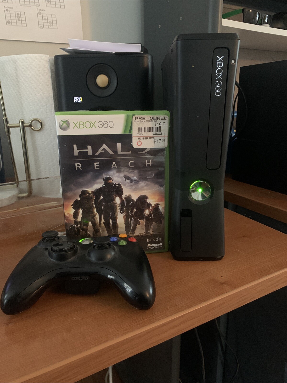 Microsoft Xbox 360 4GB Console With Peggle 2 Bundle- Black (L9V-00039)