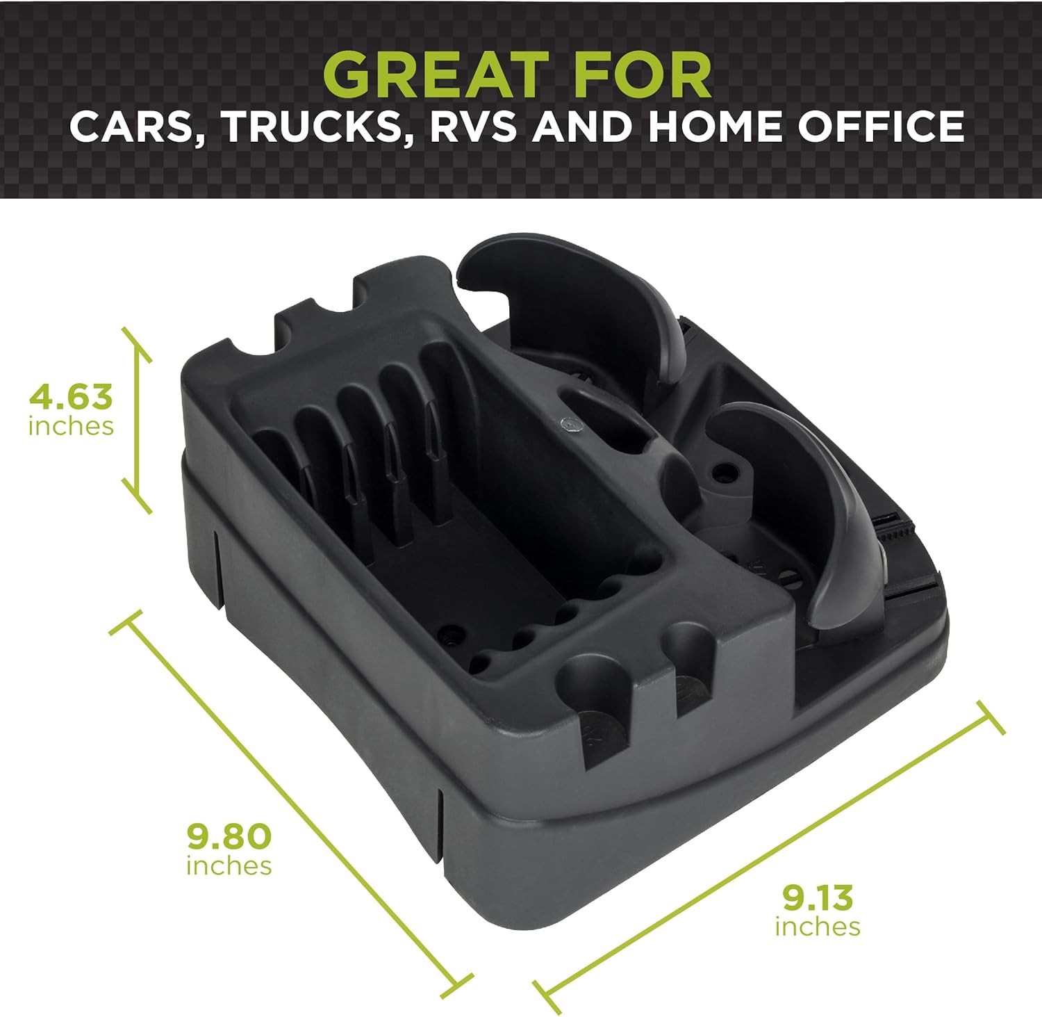 Vehicle Mini Console Cup Holder Organizer Cars Trucks