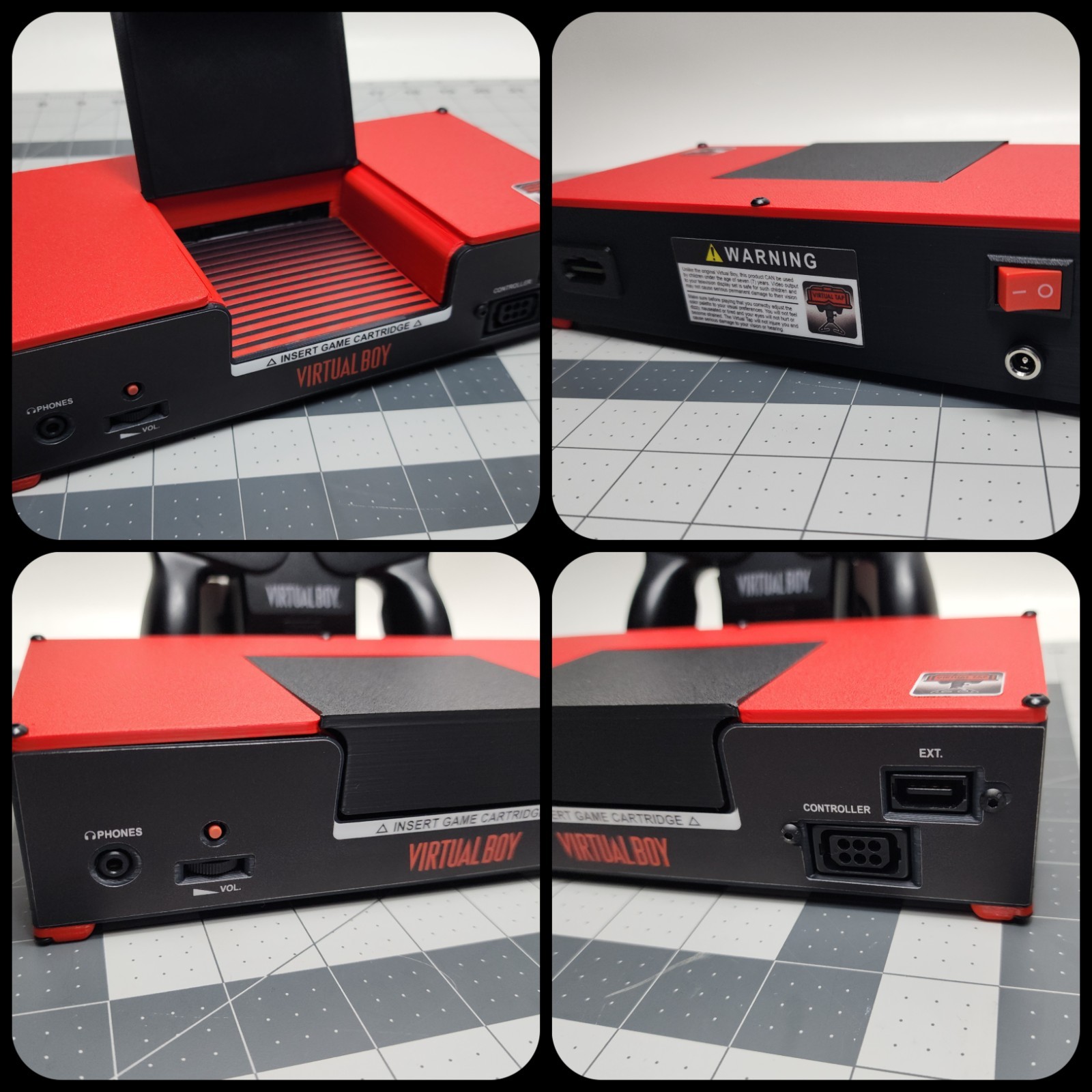 Virtual Boy Console w/ VirtualTap RGB VGA Single/Dual Output USB-C and More!