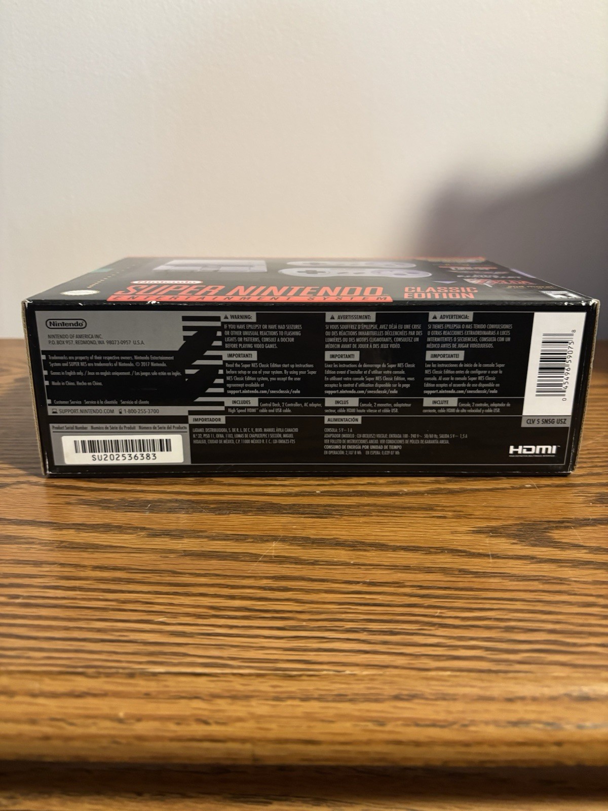 Nintendo SNES Classic Edition Mini Console Complete in Box, Tested