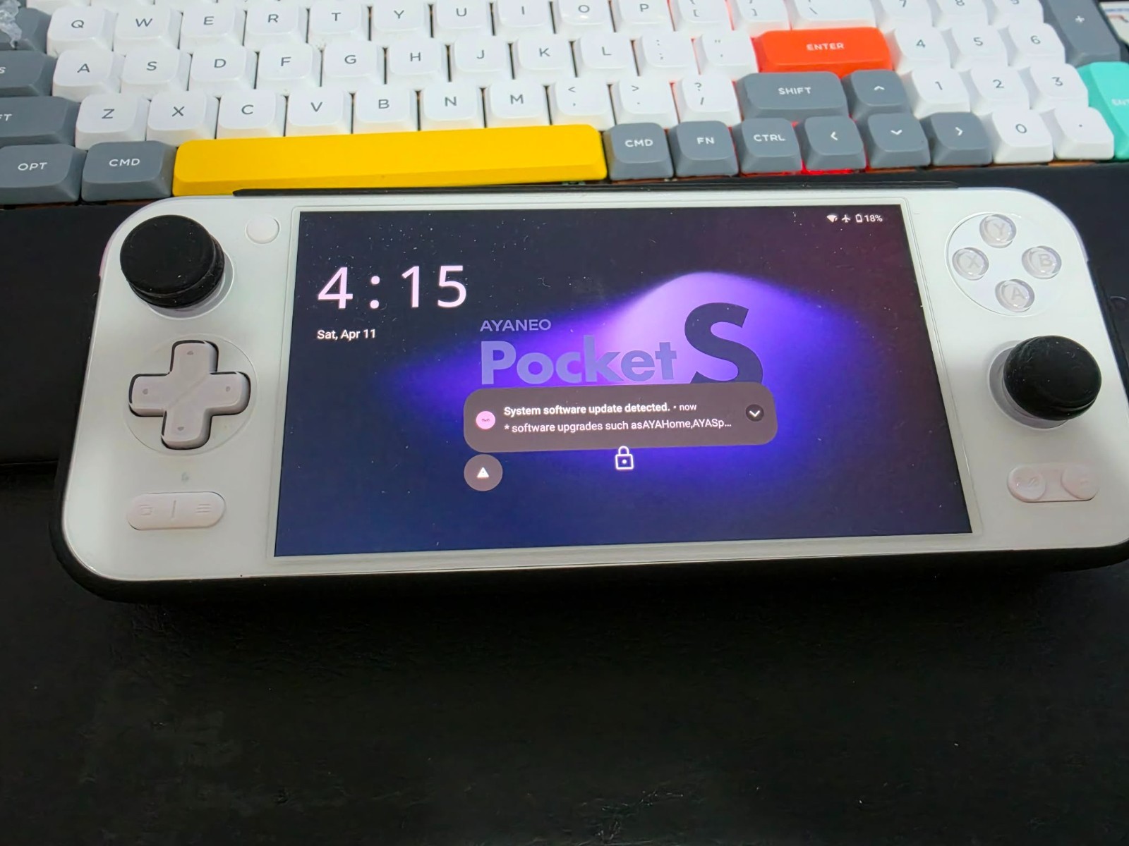 AYANEO Pocket S Gaming Console 16GB/512GB White 1440p