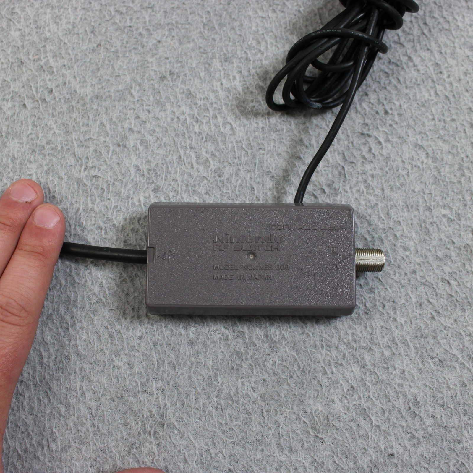 Nintendo 64 Gray Console System NUS-001 USA NTSC Jumper Pak AC Adapter UNTESTED