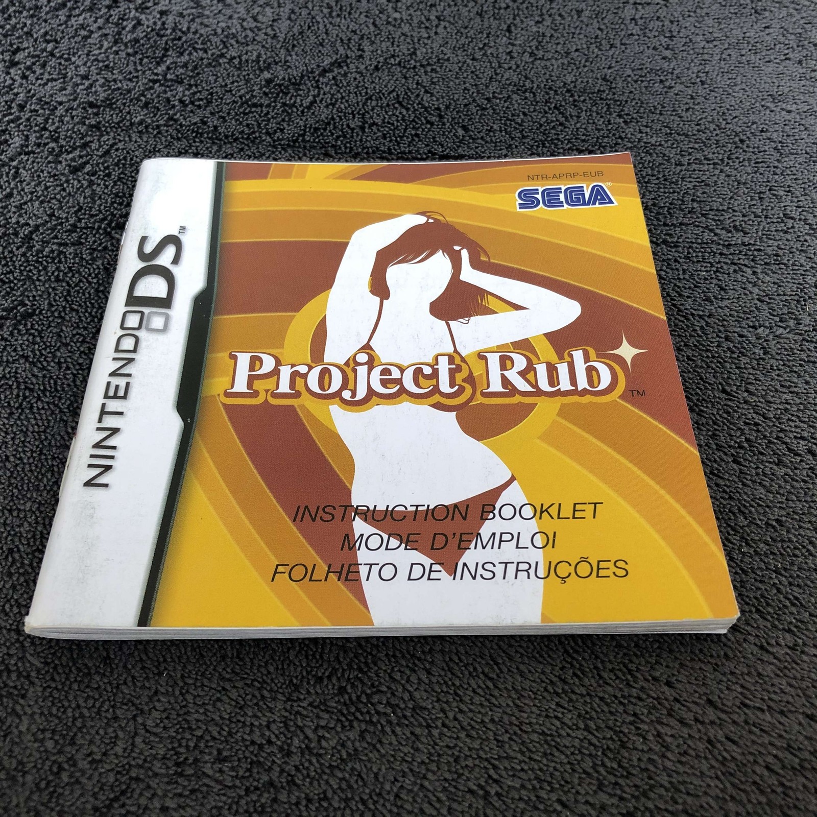 Notice Nintendo DS Project Rub EUR Excellent Condition