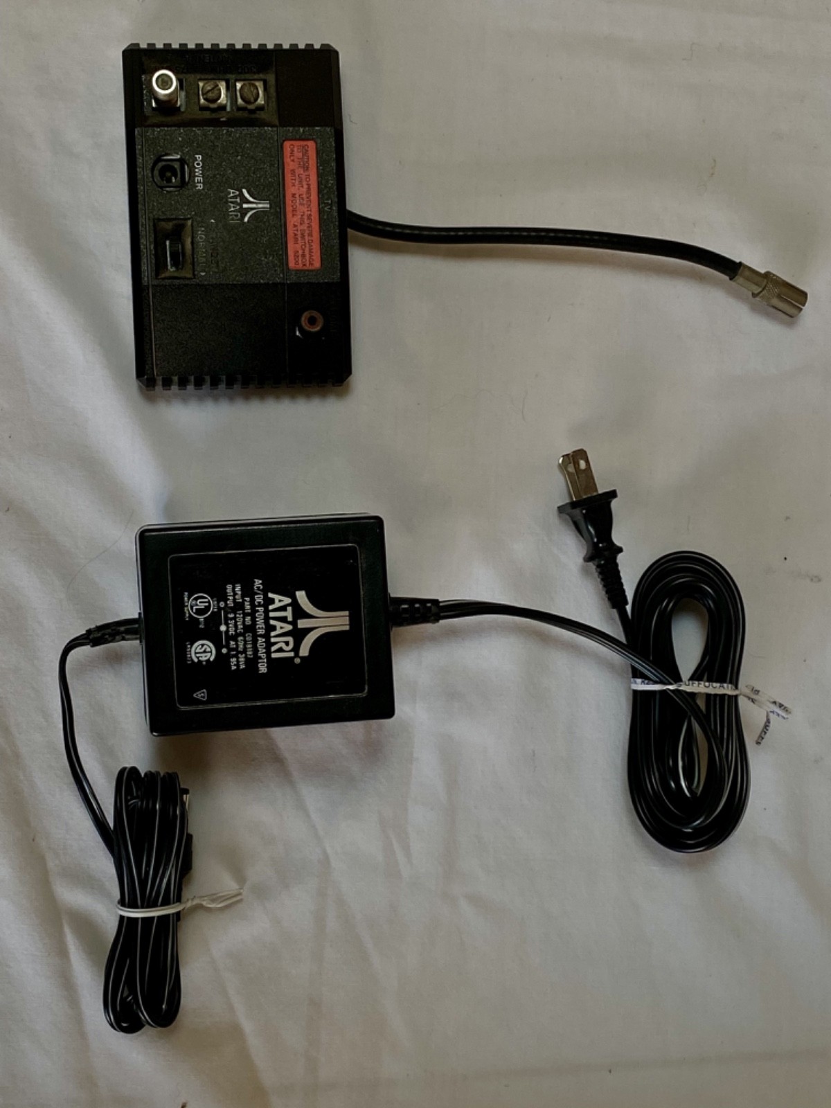 Atari 5200 4 Port Console with 8 Games