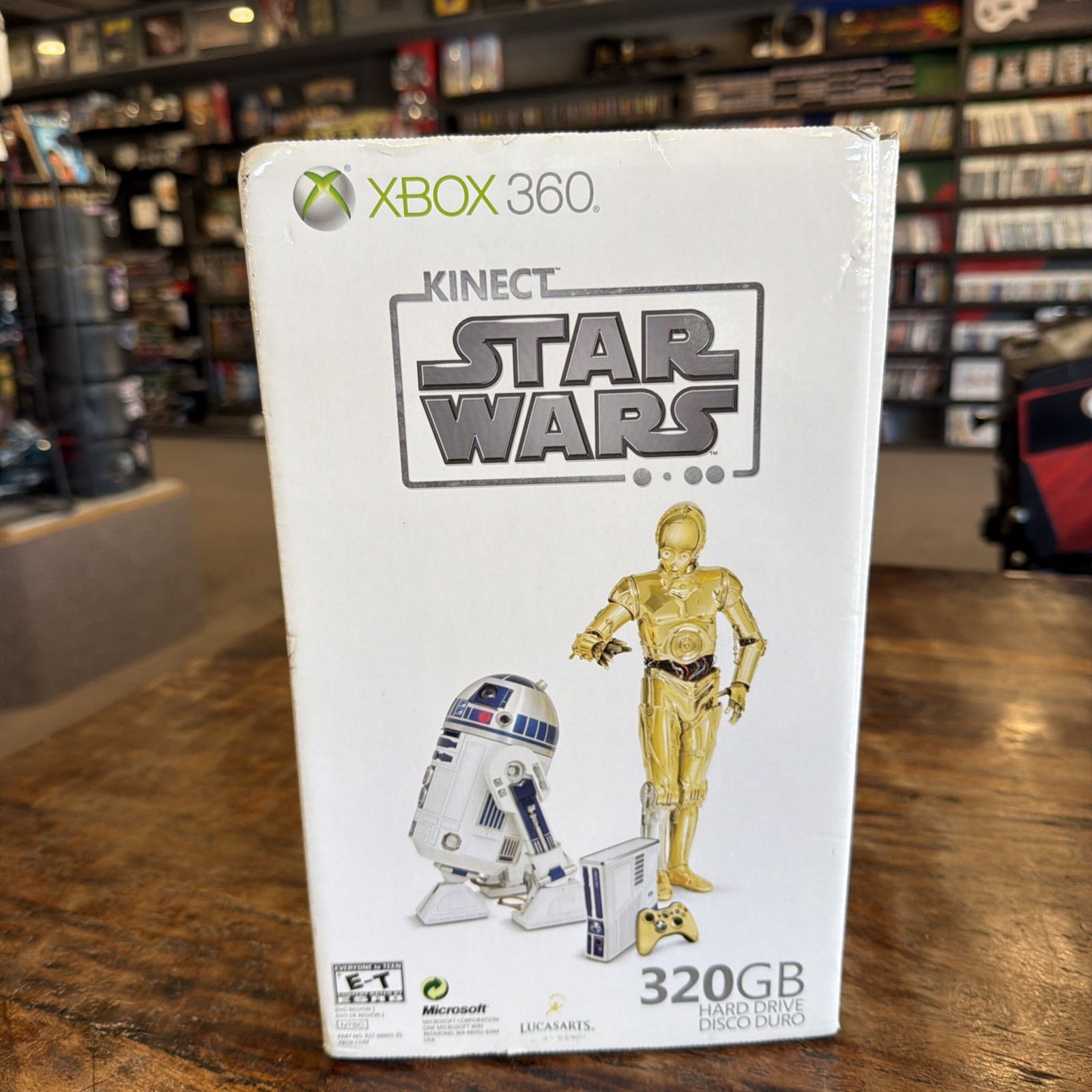 Microsoft Xbox 360 320GB Kinect Star Wars Limited Edition Console Complete CIB