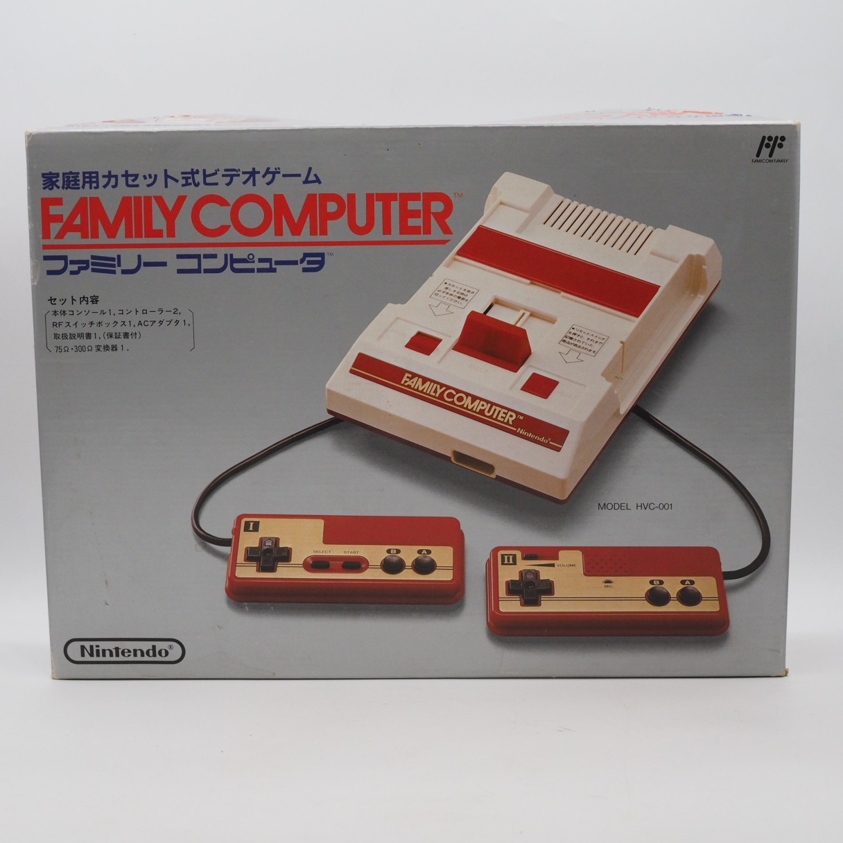 Nintendo Famicom Console HVC-001 Boxed + 6 Games Mario & Donkey Kong Tested