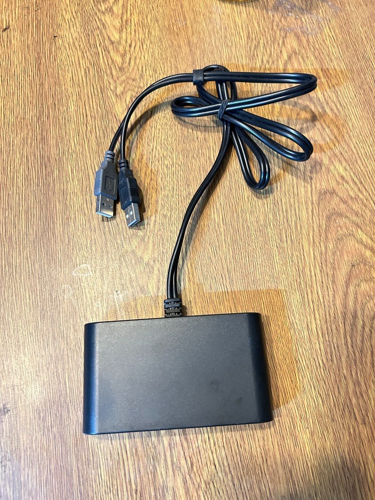 GC BR 0068 Controller Adapter Adapter 4 Way For Wii-U- PC USB
