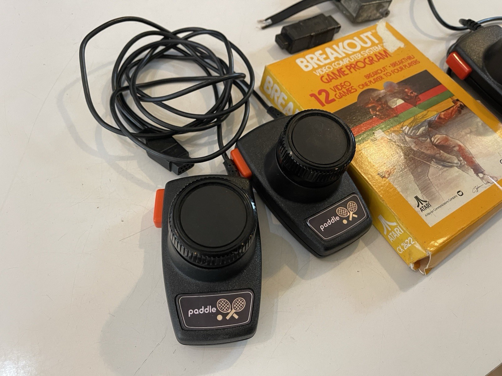1977 Atari 2600 “Heavy Sixer” Console w/ 55 Games, Controllers, Manuals + Box