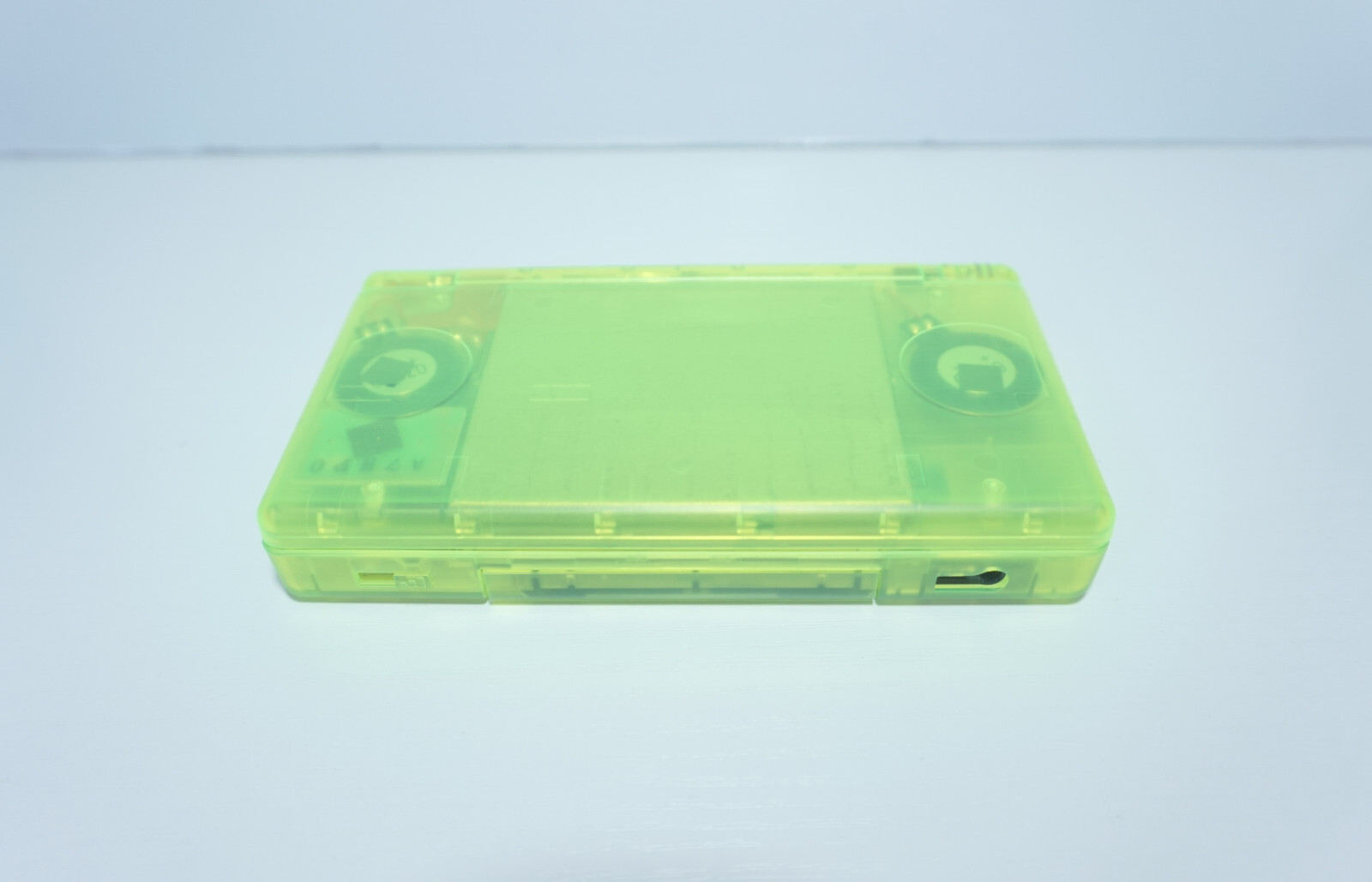 Nintendo DS Lite Transparent Clear Lime Green Handheld System with Charger