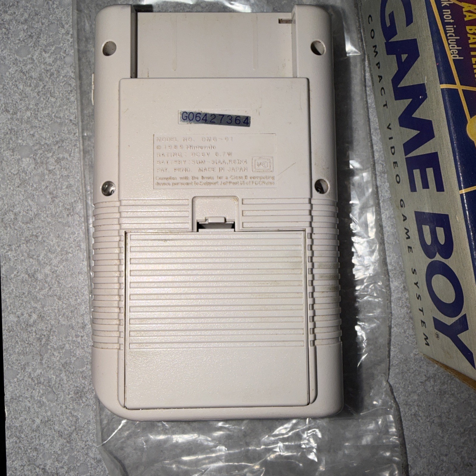Nintendo Gameboy 1989 Original System With Box. Tested Works Great