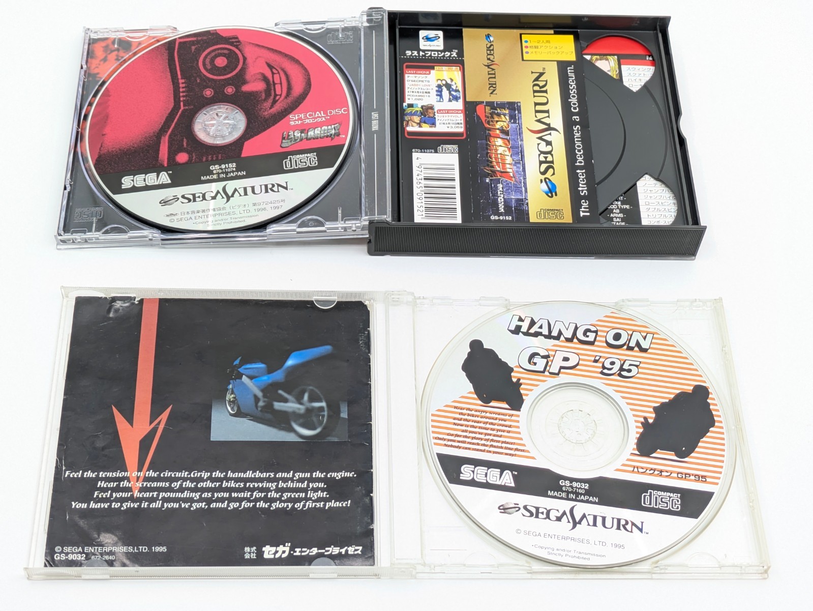 Sega Saturn HST-3200 Gray Console Complete Set Tested Japan NTSC-J