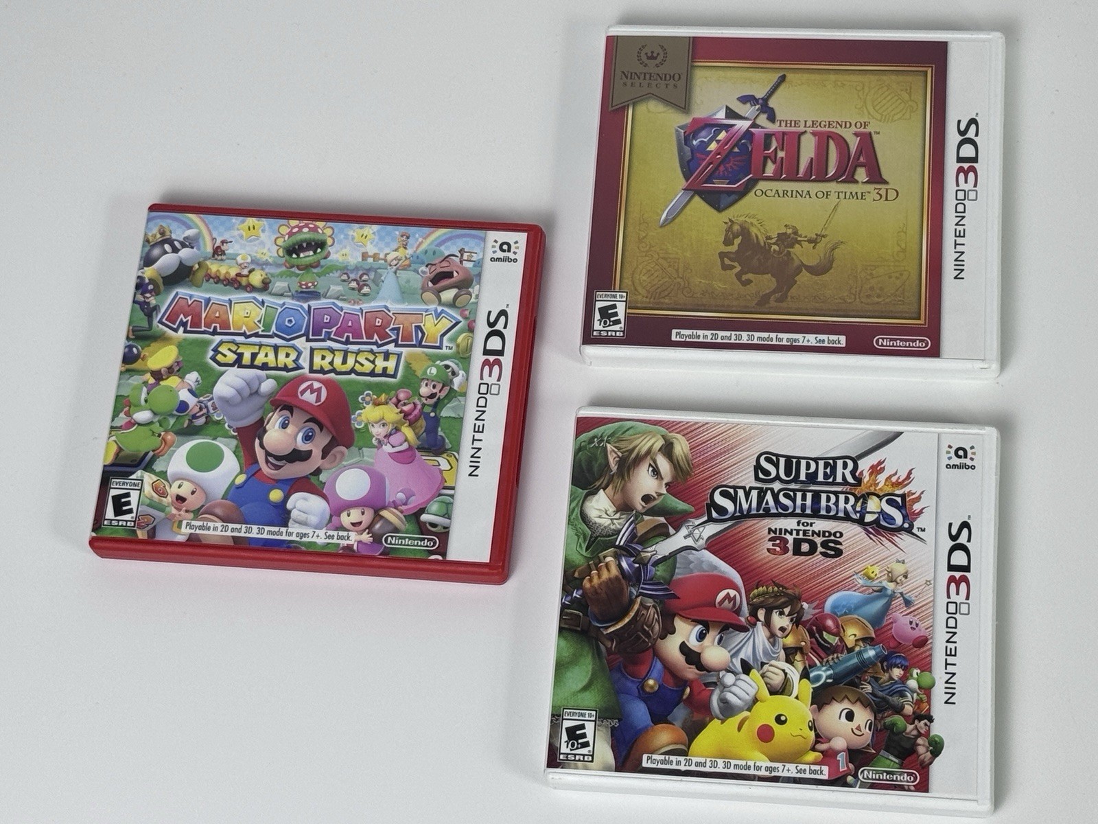 Nintendo 2DS Handheld Game Console Electric Blue Great Condition With 3 Games