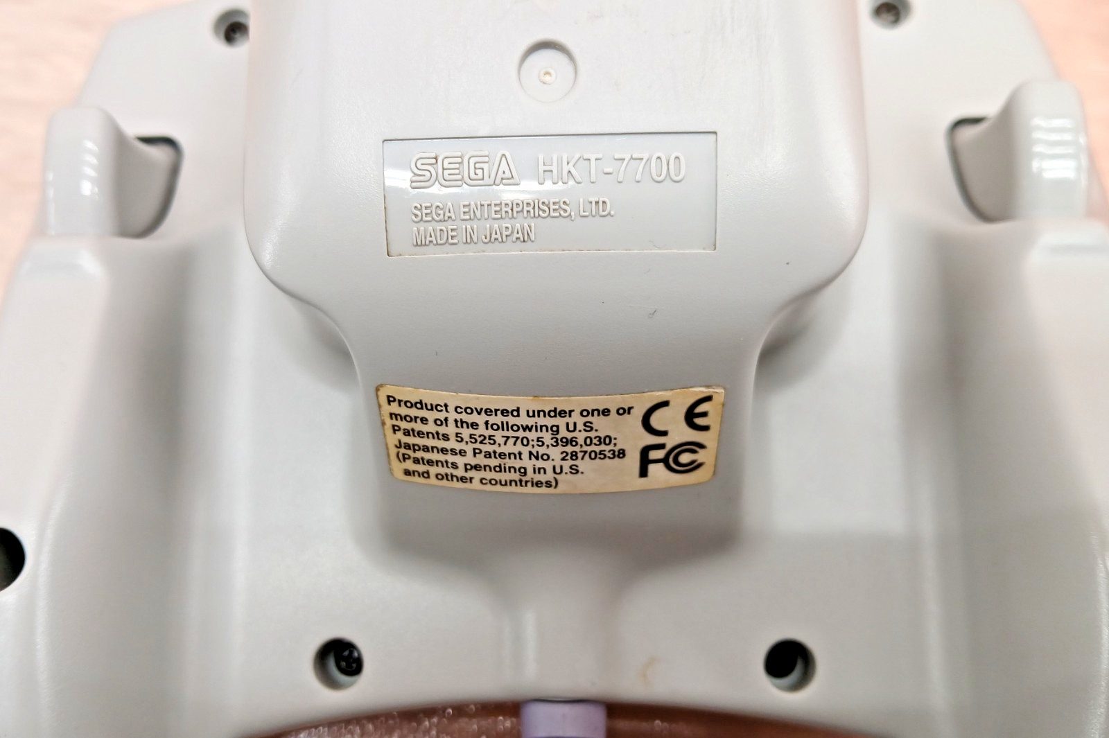 Sega Dreamcast Clear Orange Re-Shell Console Bundle 2 Controllers VMU Sega