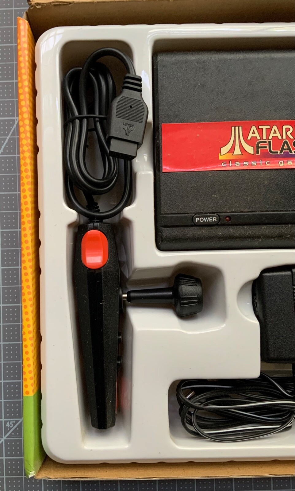 ATARI Flashback classic game console. Open box. Vintage video games, VG
