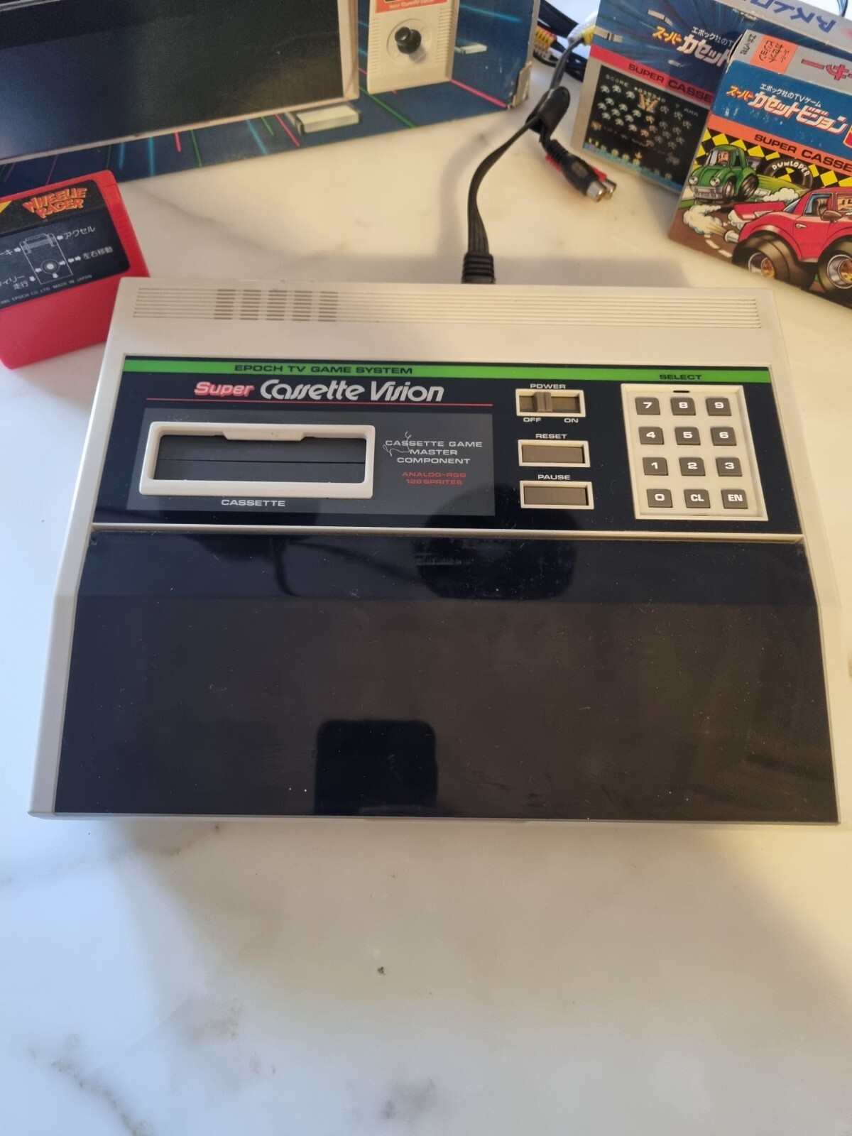 EPOCH SUPER CASSETTE VISION Console Boxed Tested Vintage, Retro