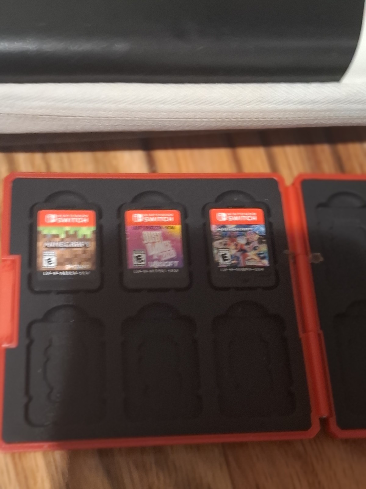 Nintendo Switch OLED Model White Console w/ Dock Carrying Case & 3 Games
