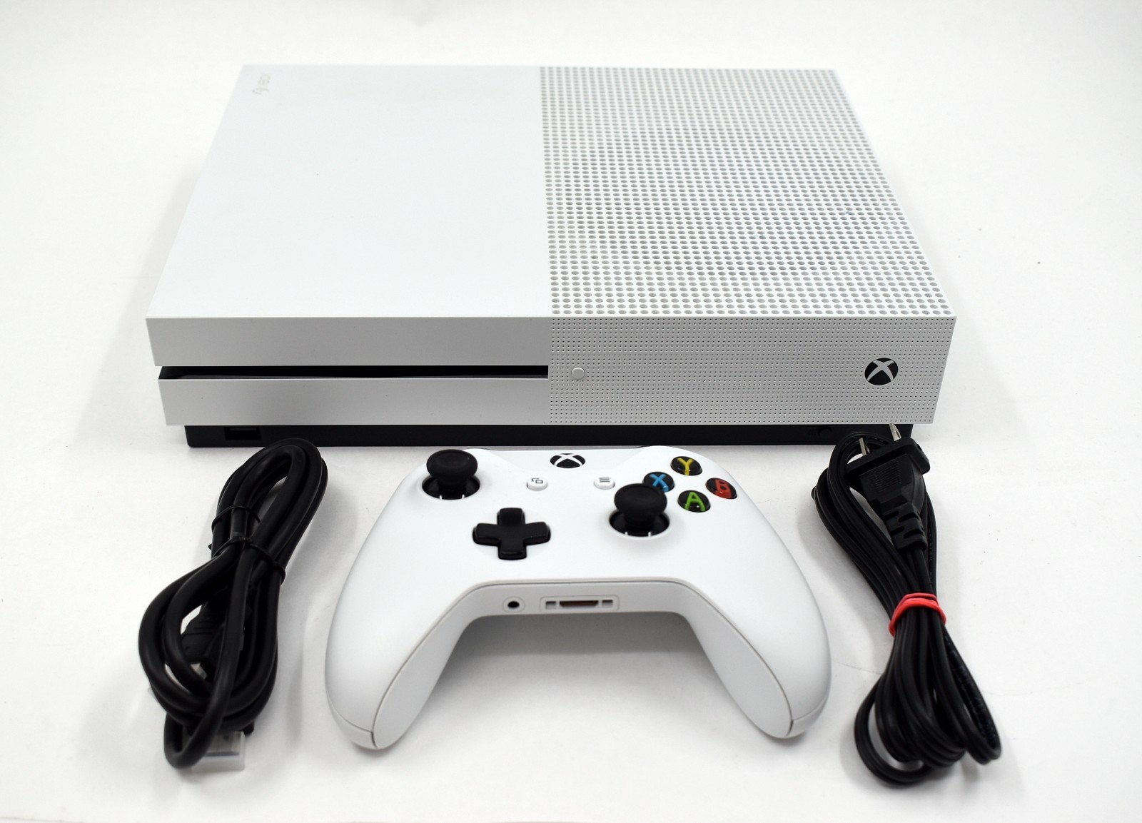 Microsoft XBOX One S (1681) 500GB Video Game Console WiFi HDMI Bundle – White