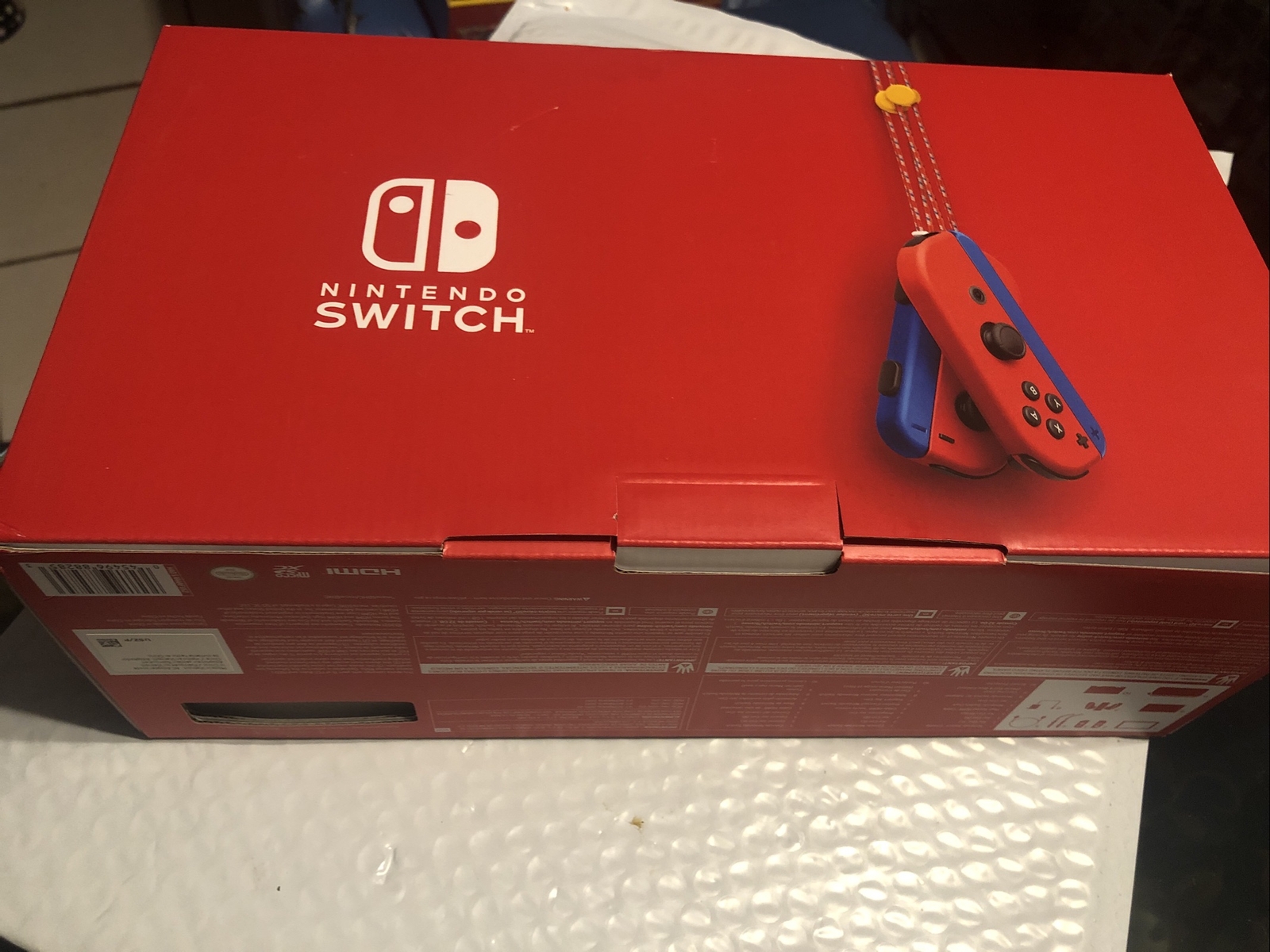 Nintendo Switch Mario Red & Blue Edition – 32GB Brand New