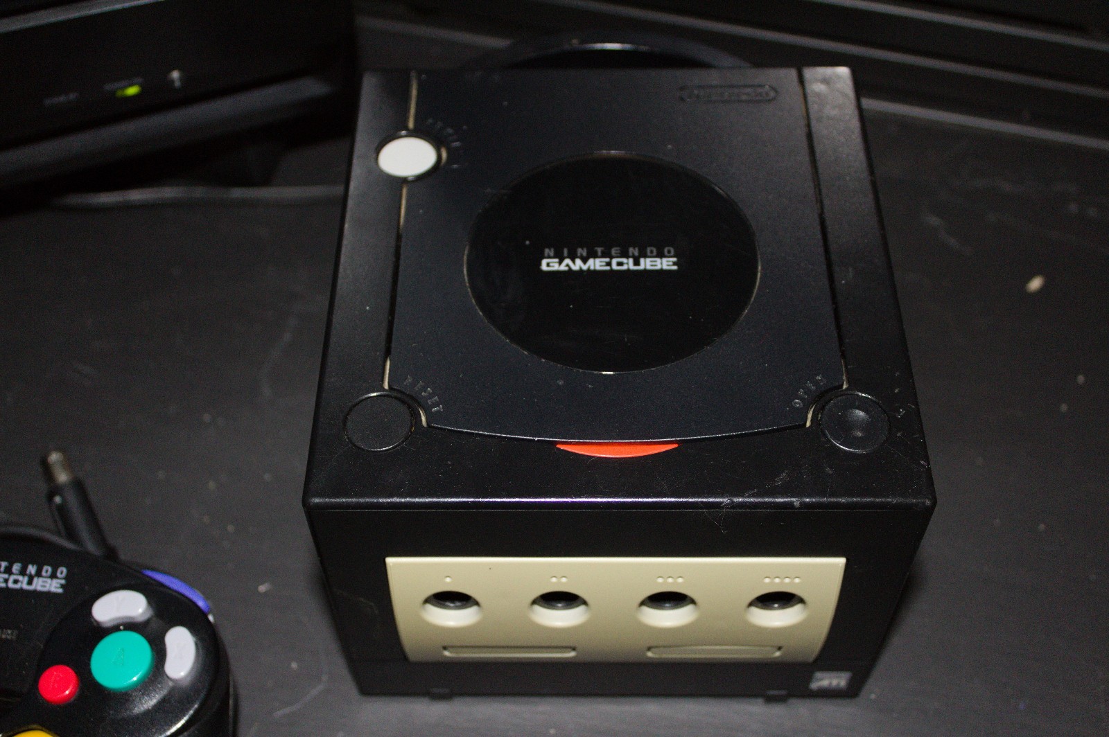 Nintendo GameCube DOL-001 Black Japanese Console Tested Working OEM