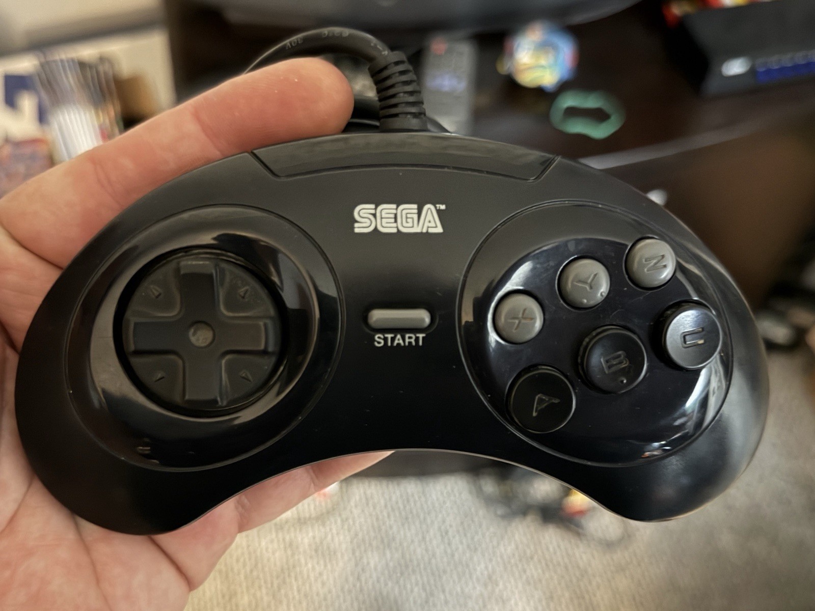 Sega Genesis Model 2 MK-1631 Console w/ Controller & Sonic 2 Game WORKING – READ