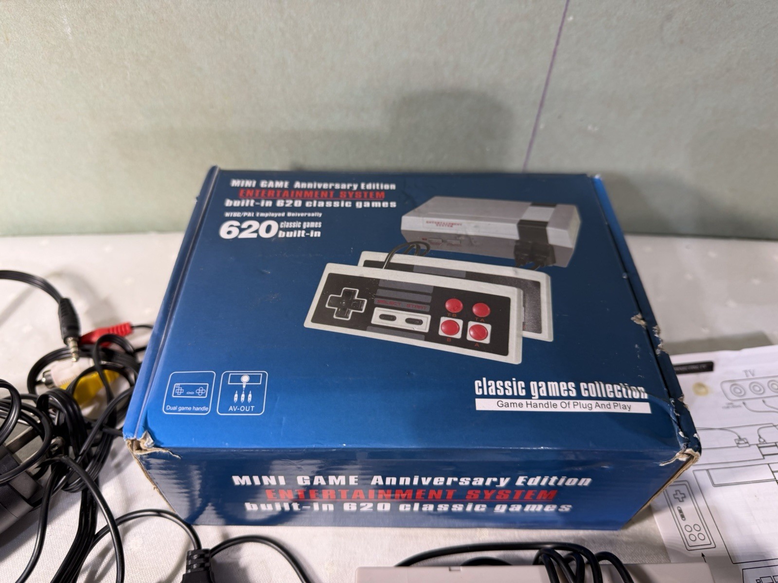 Mini Game Anniversary Edition Console w/ 2 Controllers & 620 Games