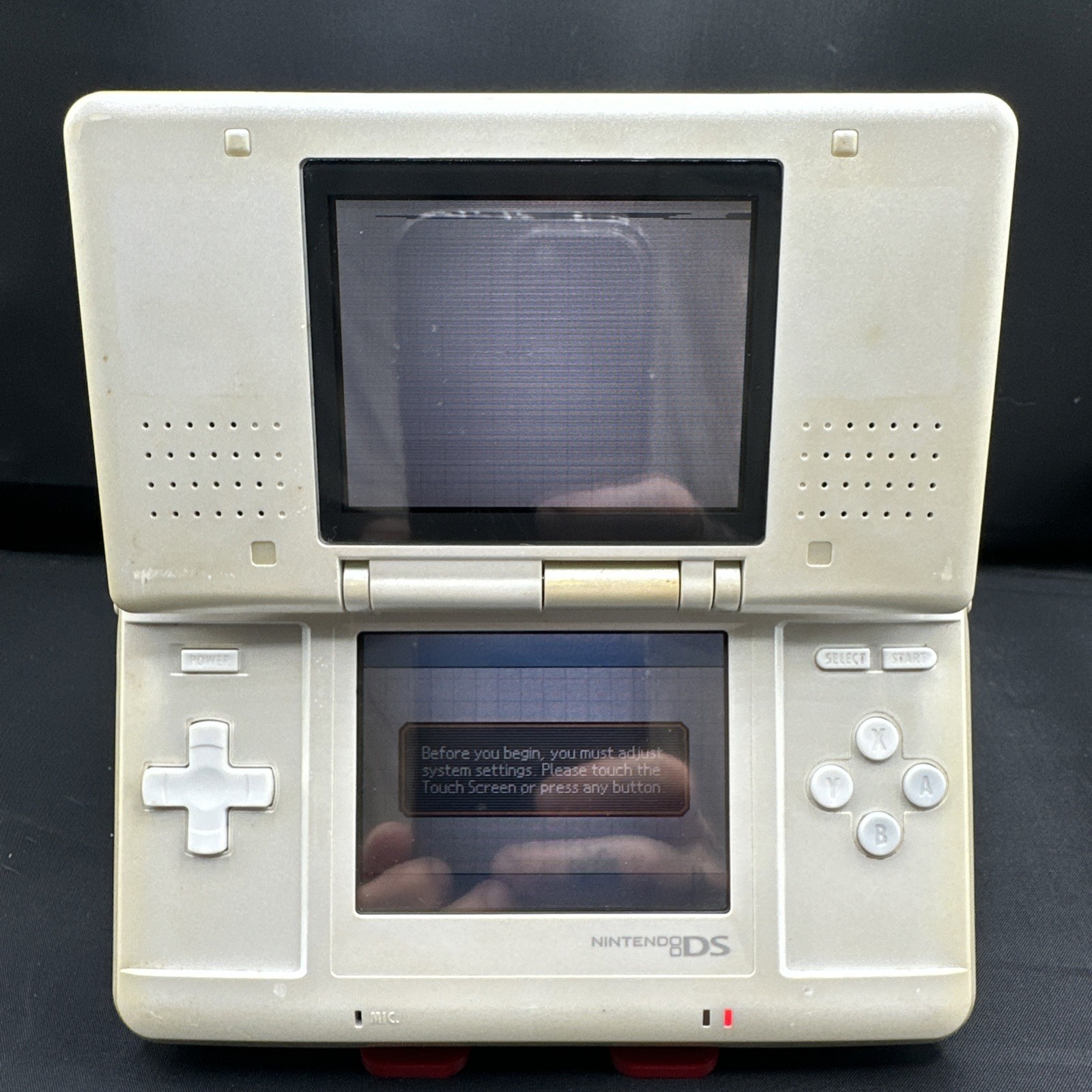 Nintendo DS Original NTR-001 (JPN) White Powers On Parts Or Repair