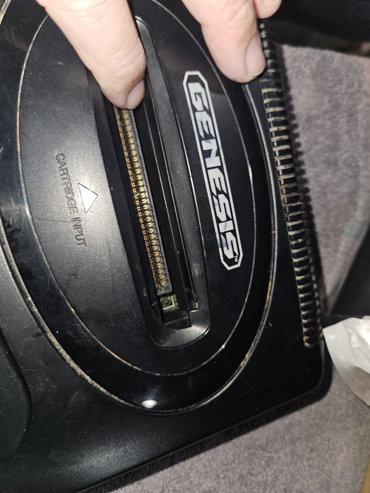 Sega Genesis Model 2 Console Tested=Working Clean (2 controllers) POWER/AV CHORD