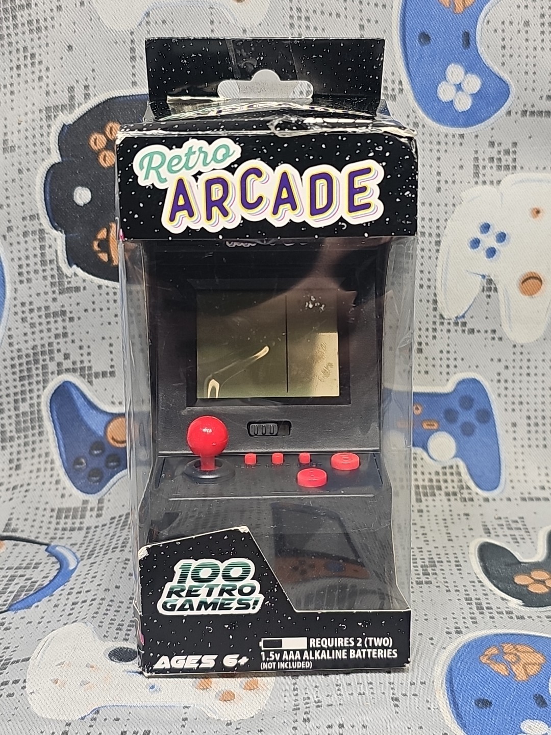 Classic Retro Arcade Mini Machine Portable Game, 100 Fun Games