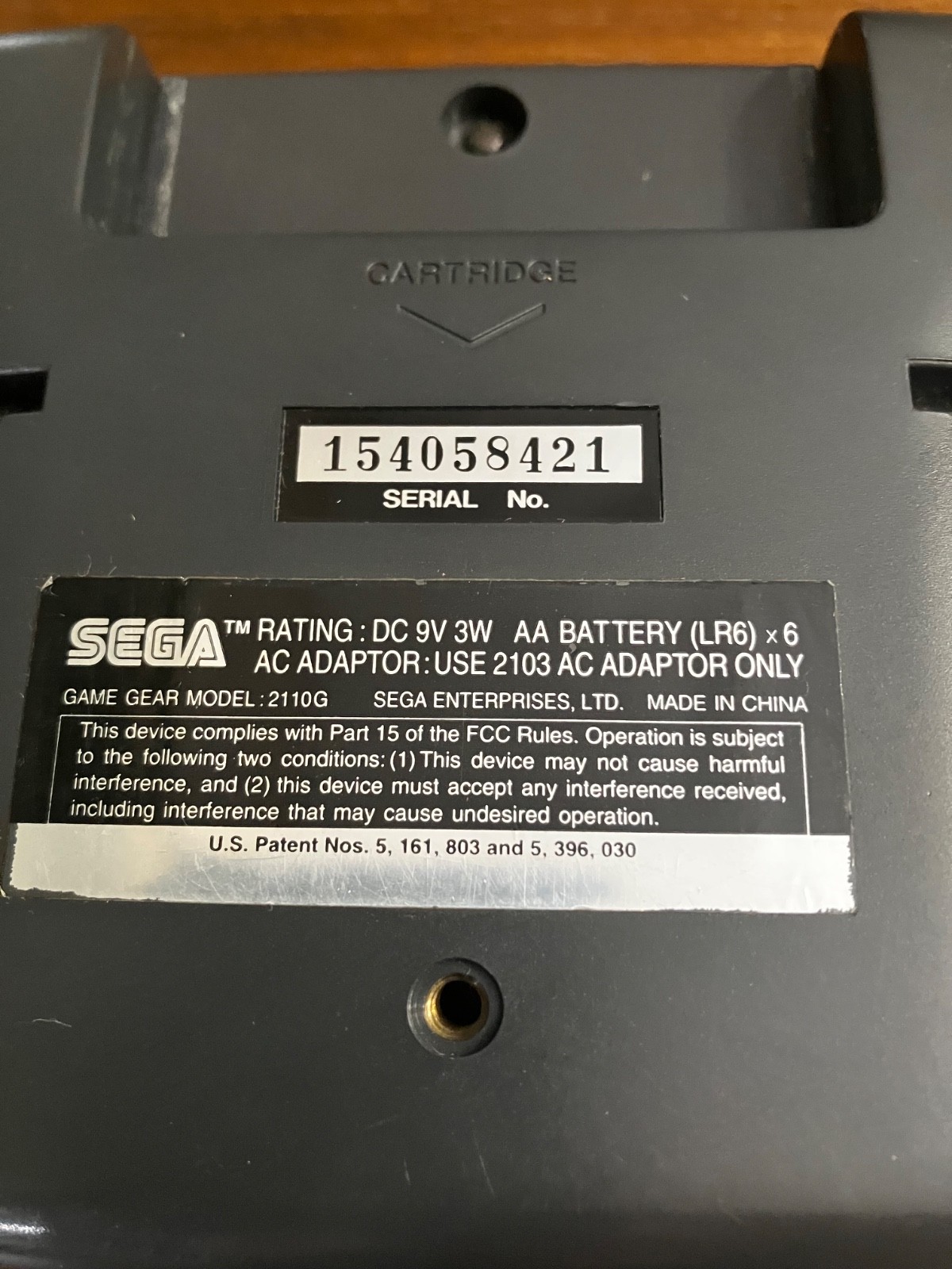 SEGA Game Gear Console Fully Working w/7 Games, Power Adapter and Carrying Case