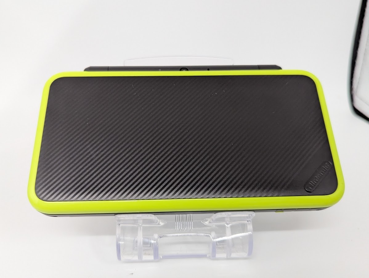B6938 Nintendo new 2DS console LL XL Lime Green x Black Japan w/pen memory fx