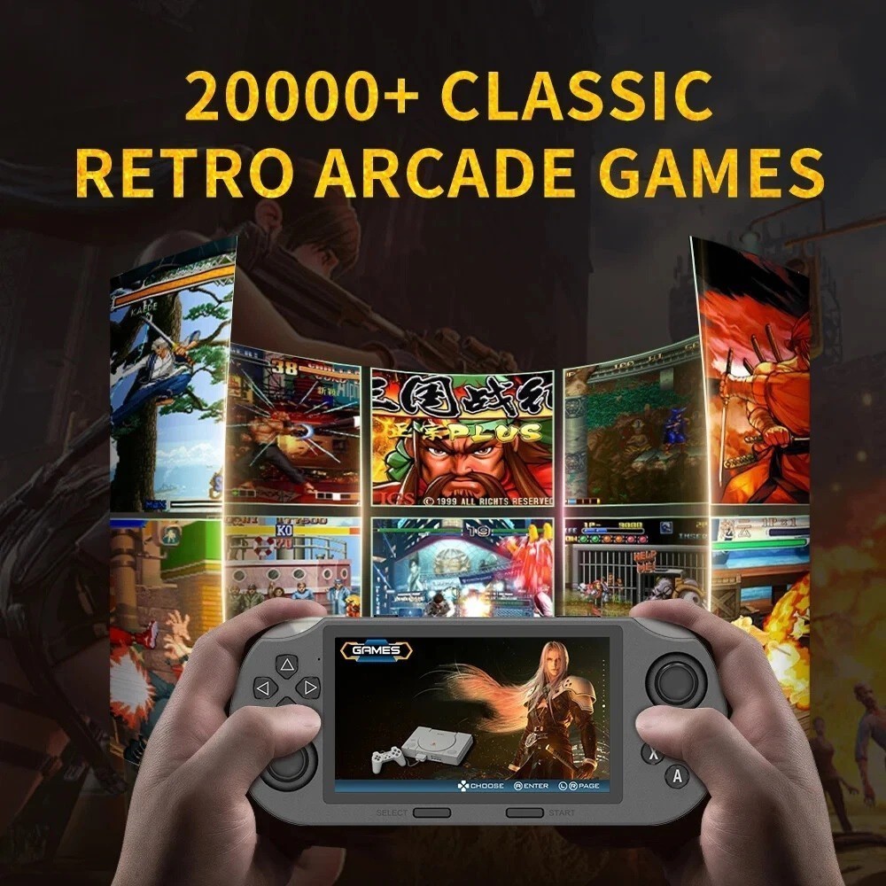 SF3000 Retro Handheld Game Console – 4.5″ IPS, Linux, 3000mAh, Portable Player