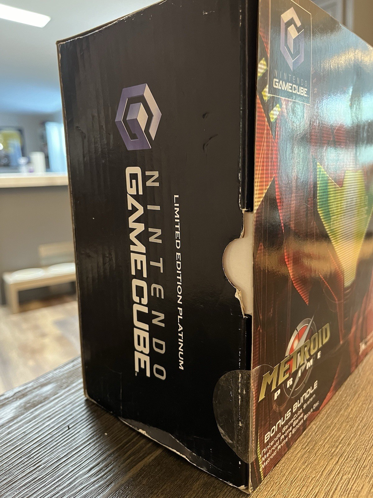 Nintendo GameCube Limited Edition Platinum Bundle w/ SEALED Metroid Prime