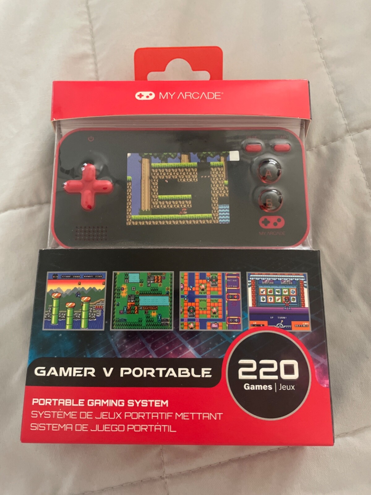 My Arcade Gamer V Portable Gaming System w/ 220 Built-in Games, Brand New Sealed