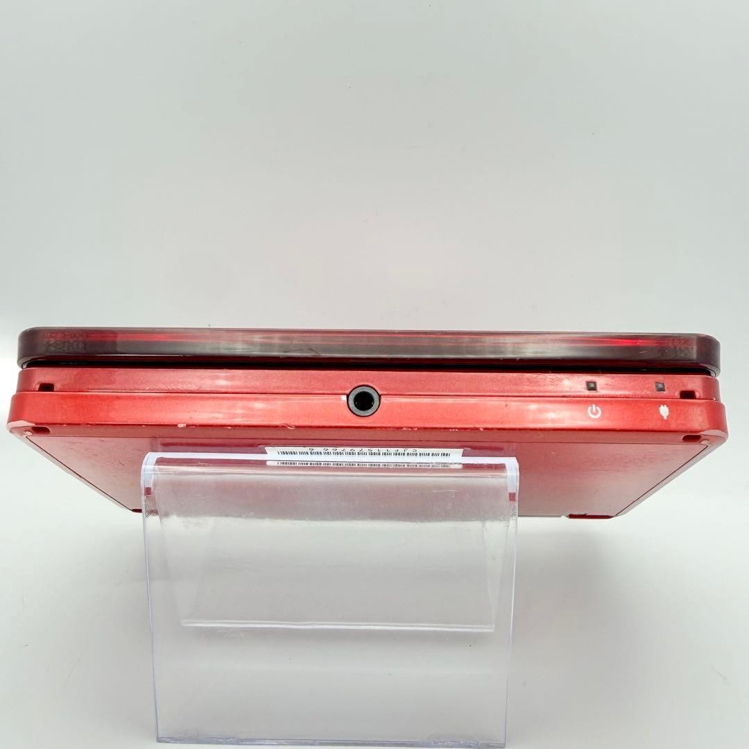 Nintendo 3DS Metallic Red Console Handheld System Stylus Charger Set 5.3 Inches