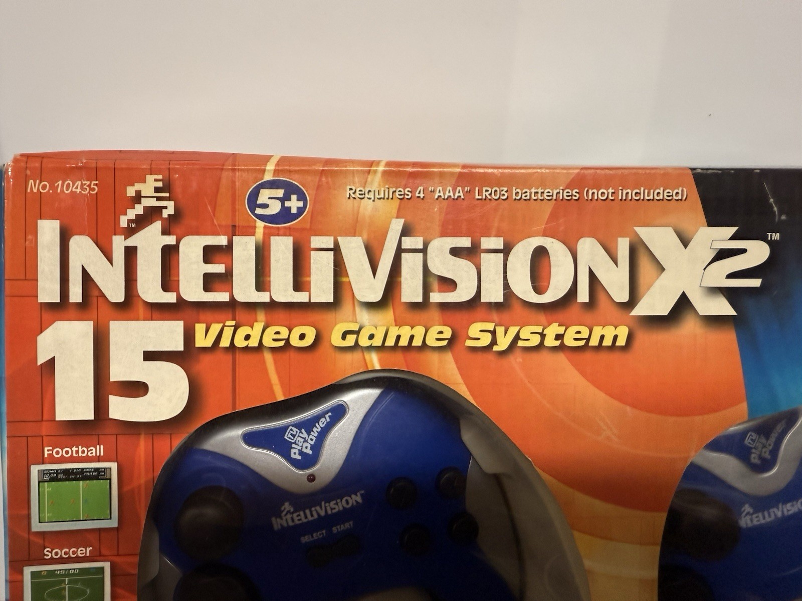 2005 INTELLIVISION X2 15 VIDEO GAME SYSTEM PLUG AND PLAY 2 CONTROLLERS