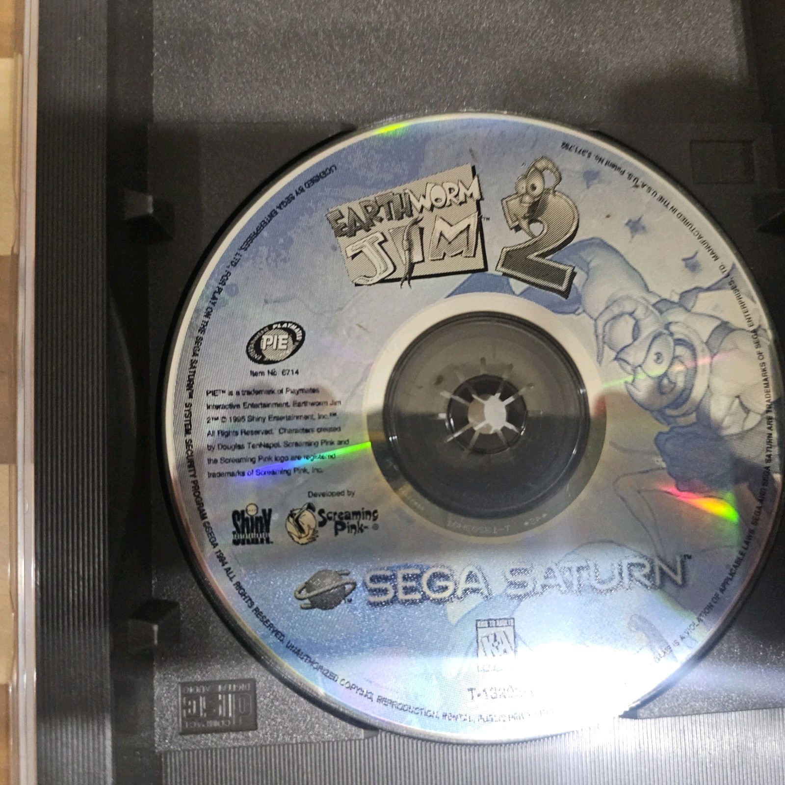 Earthworm Jim 2- Sega Saturn Disc and Case Only!!! Original CD for sale