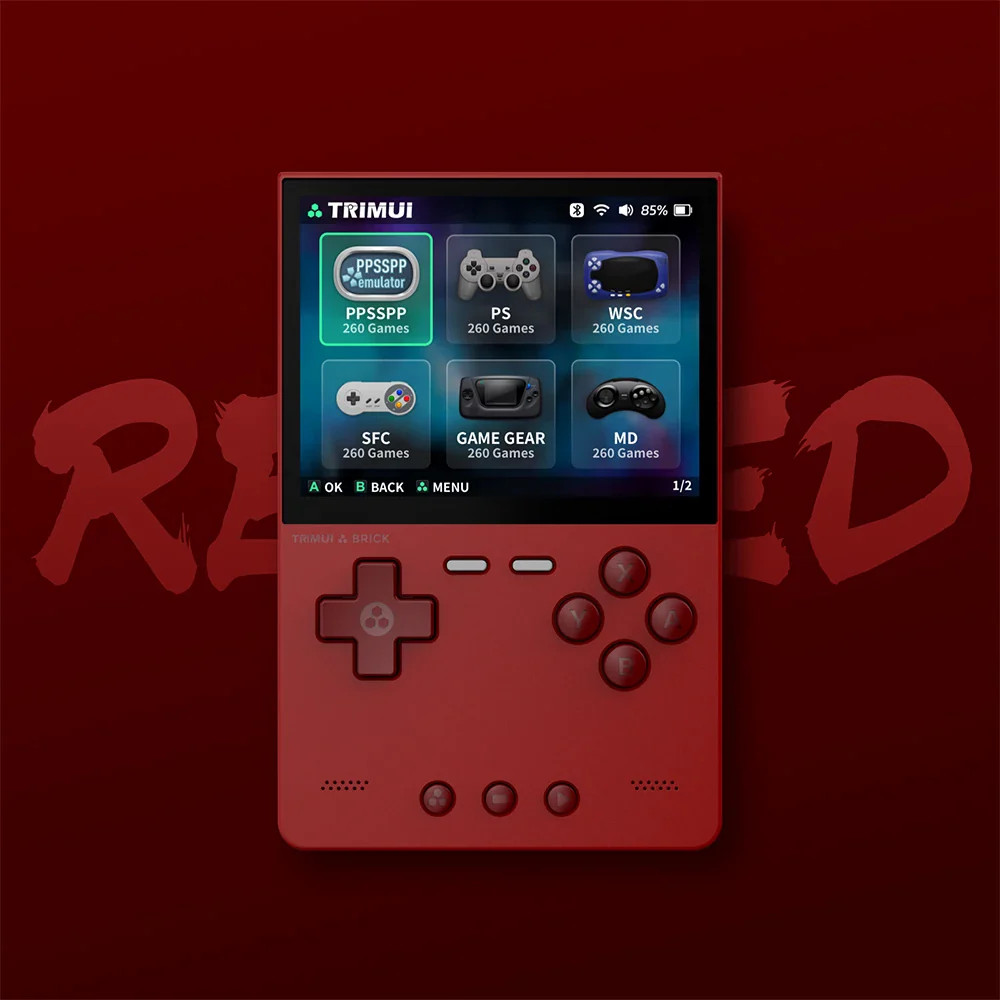 NEW TRIMUI BRICK Retro Handheld Game Console 3.2″ IPS Screen Linux System