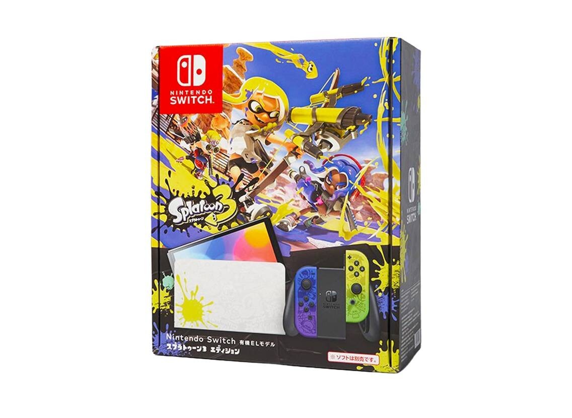[RARE] Nintendo Switch OEL Model Splatoon 3 Edition “Multicolor” from JAPAN