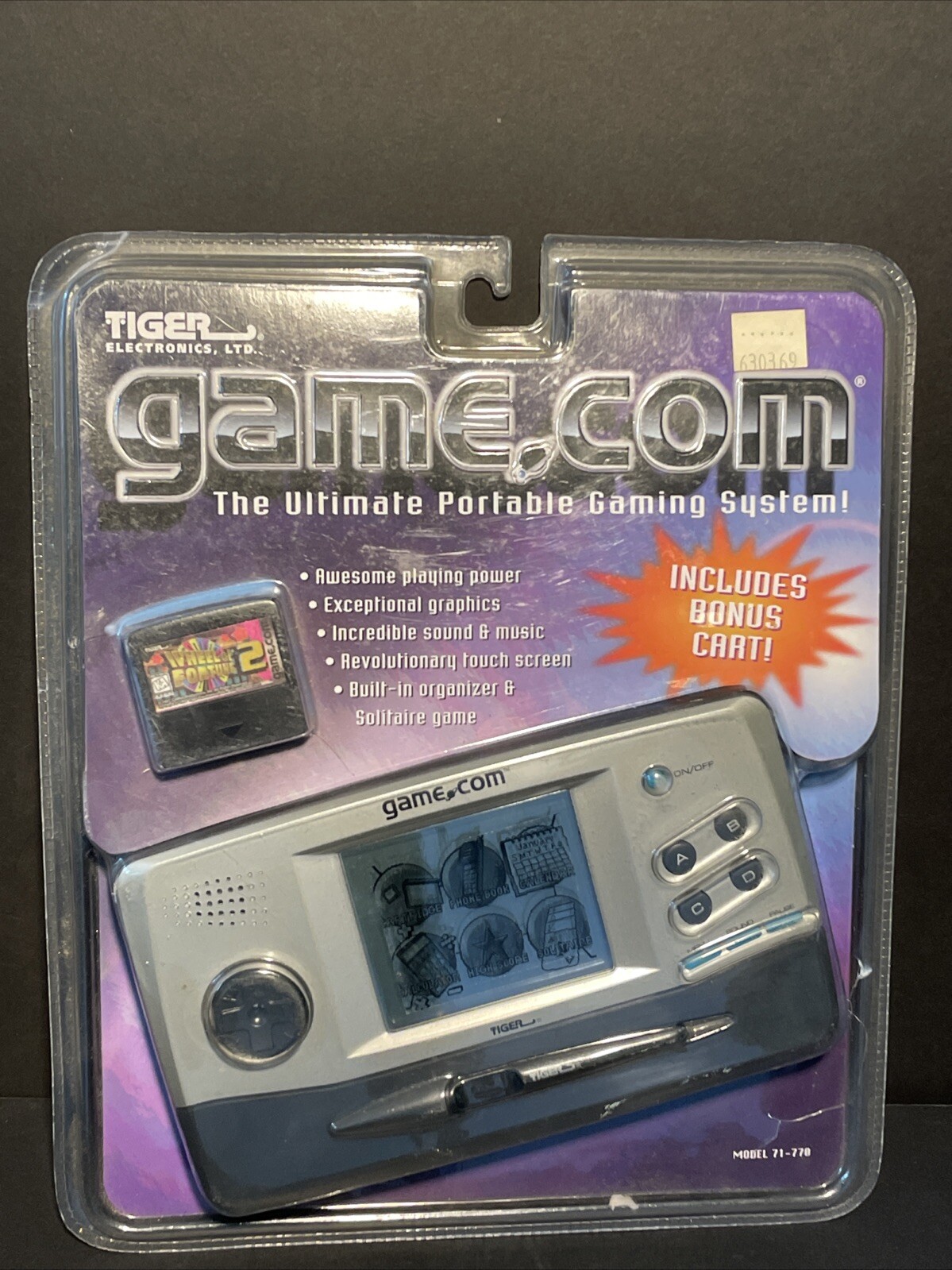 Tiger Game.Com Handheld Video Game Console Portable Electronics 1998 SEALED