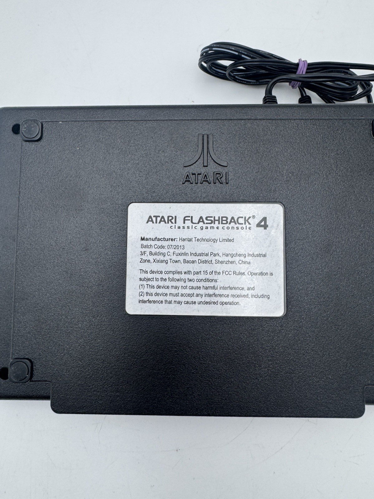 Atari AR2660 Flashback 4 Retro Gaming Console – Black/Brown + P2 Controller