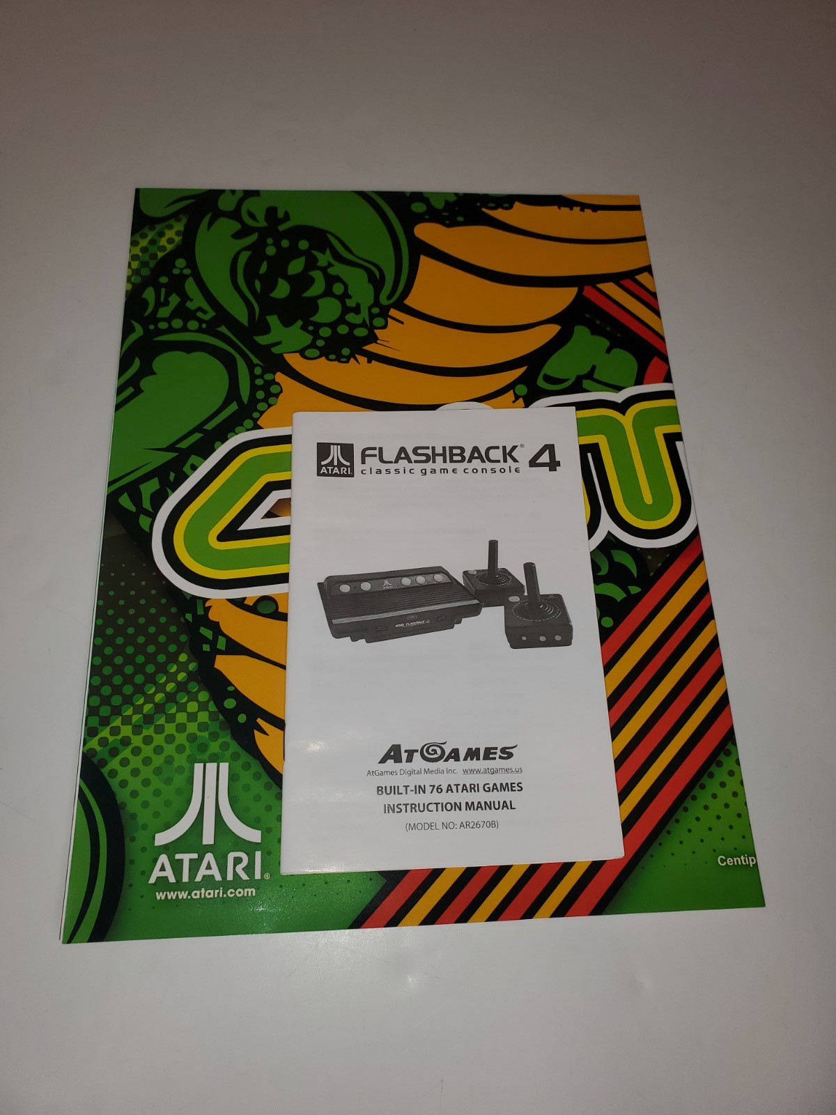 Vintage ATARI 2600 Flashback 4 Mini Classic Video Game System 76 Games Millipede