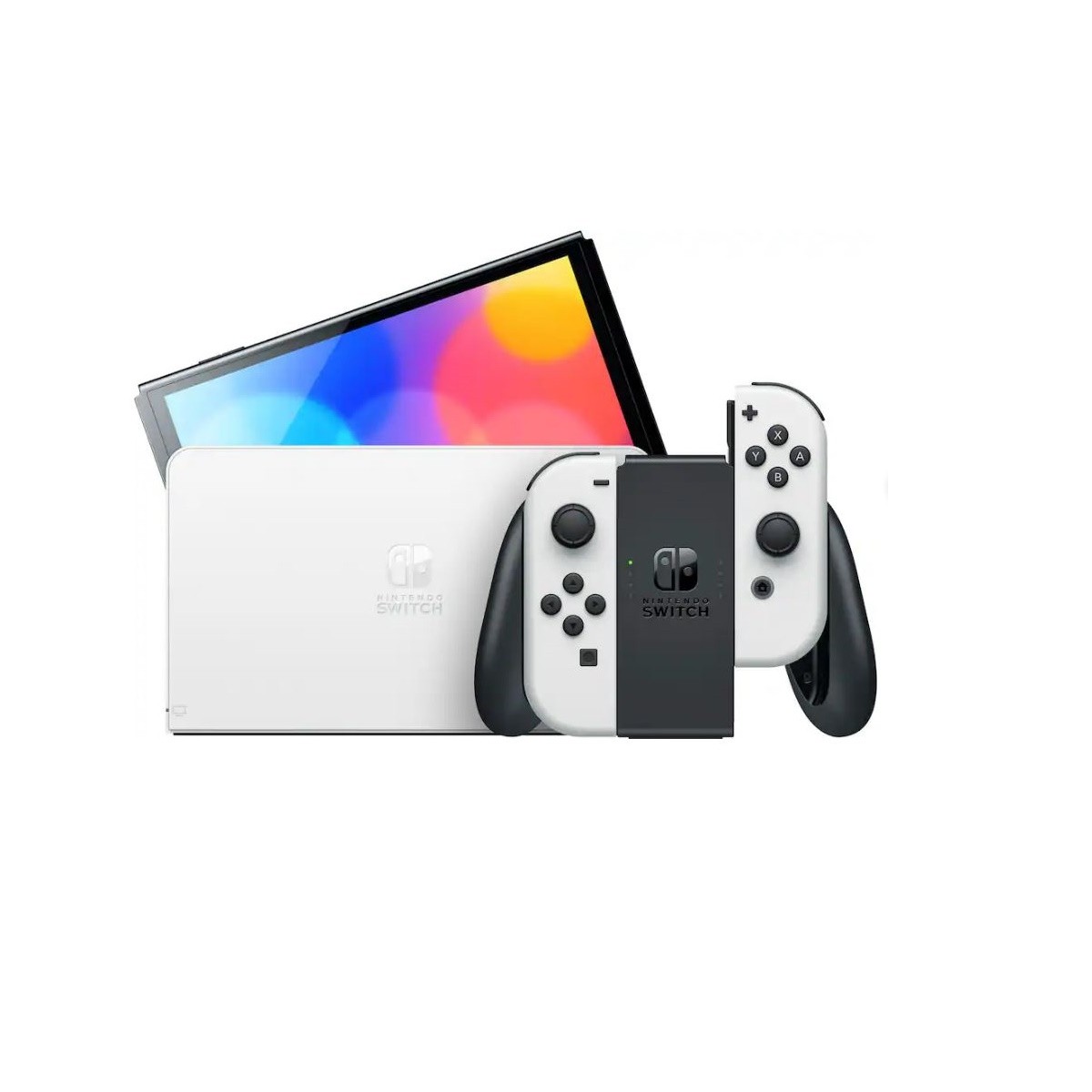 Nintendo Switch 7″ OLED Console White Joy-Con 64GB Model HEGSKAAAA