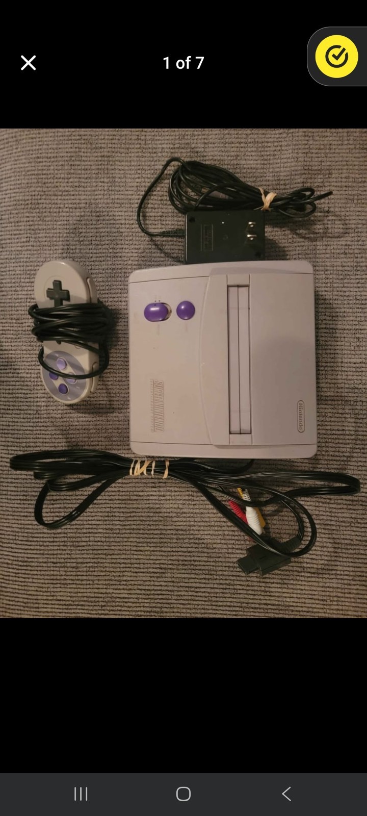 Rare Original SNES Super Nintendo Mini Console System