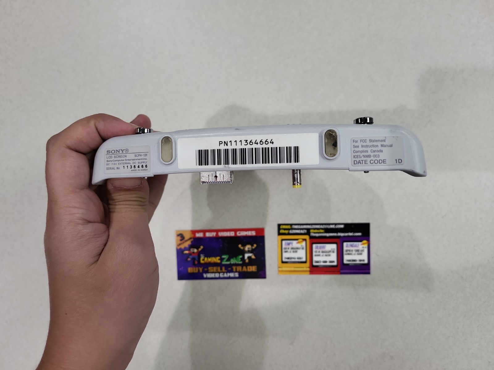 Sony PSOne Screen Attachment. READ Description!! Tested