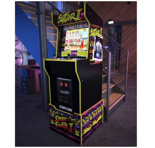 Arcade1Up Capcom Legacy Edition Arcade Cabinet 12-in-1 with Riser