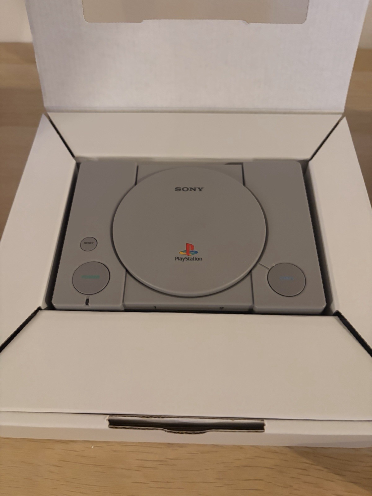 Sony PlayStation Classic Gray Microconsole Preloaded Games 2 Controllers HDMI